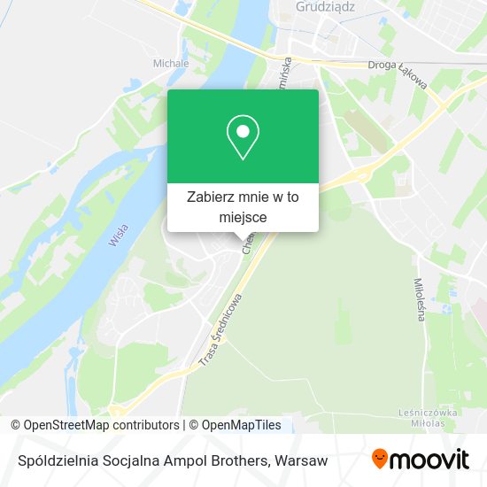 Mapa Spóldzielnia Socjalna Ampol Brothers