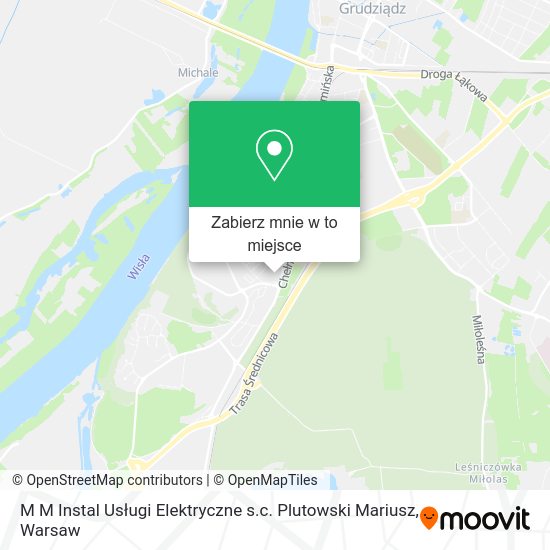 Mapa M M Instal Usługi Elektryczne s.c. Plutowski Mariusz