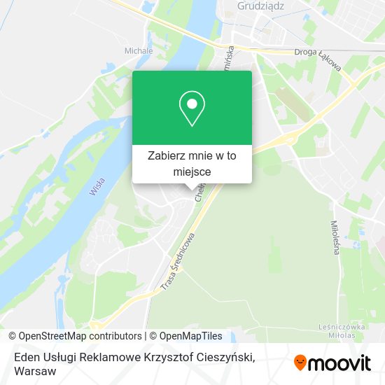 Mapa Eden Usługi Reklamowe Krzysztof Cieszyński