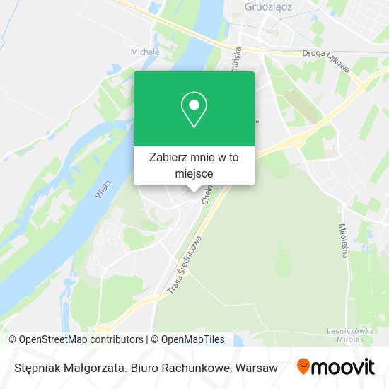 Mapa Stępniak Małgorzata. Biuro Rachunkowe