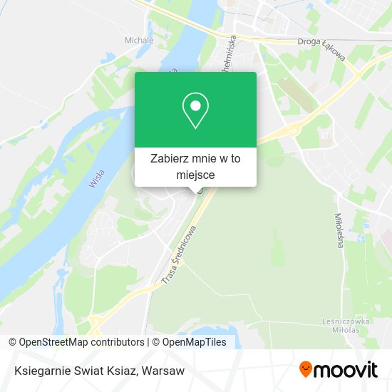 Mapa Ksiegarnie Swiat Ksiaz