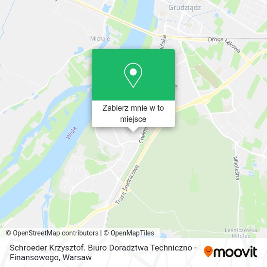 Mapa Schroeder Krzysztof. Biuro Doradztwa Techniczno - Finansowego