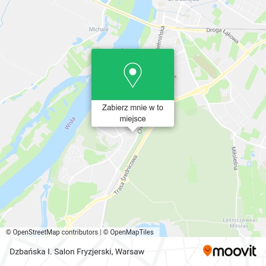 Mapa Dzbańska I. Salon Fryzjerski