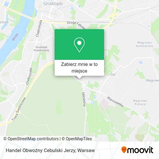 Mapa Handel Obwoźny Cebulski Jerzy