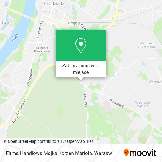 Mapa Firma Handlowa Majka Korzen Mariola