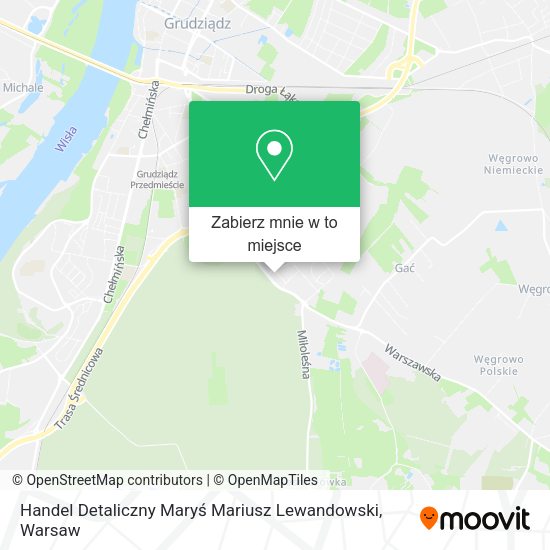 Mapa Handel Detaliczny Maryś Mariusz Lewandowski