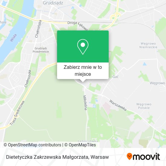 Mapa Dietetyczka Zakrzewska Małgorzata