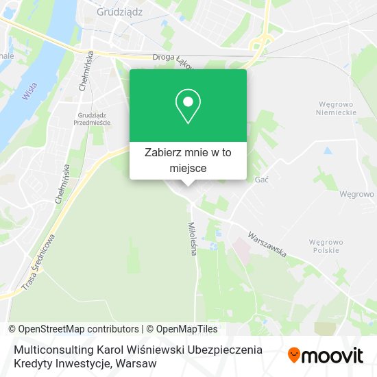 Mapa Multiconsulting Karol Wiśniewski Ubezpieczenia Kredyty Inwestycje