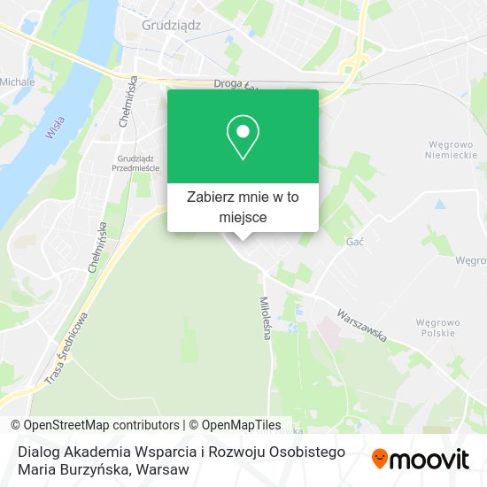 Mapa Dialog Akademia Wsparcia i Rozwoju Osobistego Maria Burzyńska