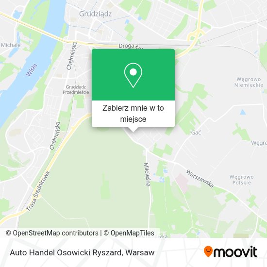 Mapa Auto Handel Osowicki Ryszard