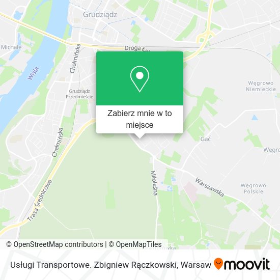 Mapa Usługi Transportowe. Zbigniew Rączkowski