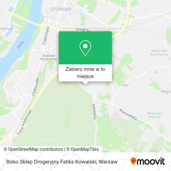 Mapa Bobo Sklep Drogeryjny Feliks Kowalski