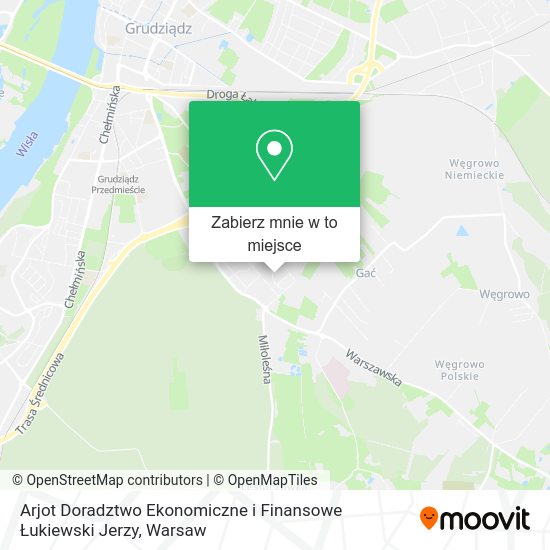 Mapa Arjot Doradztwo Ekonomiczne i Finansowe Łukiewski Jerzy