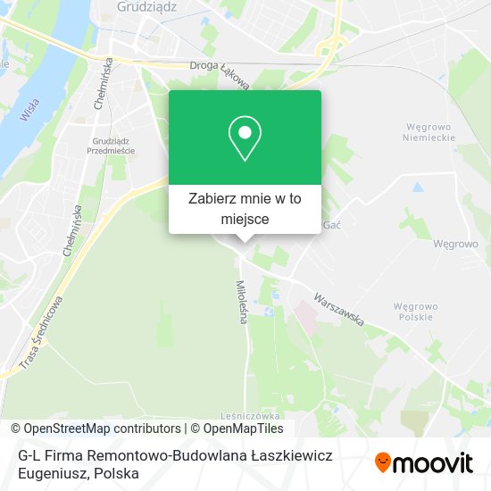 Mapa G-L Firma Remontowo-Budowlana Łaszkiewicz Eugeniusz