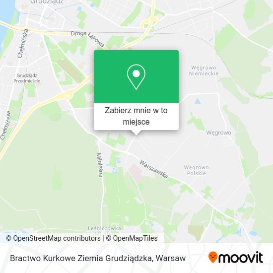 Mapa Bractwo Kurkowe Ziemia Grudziądzka