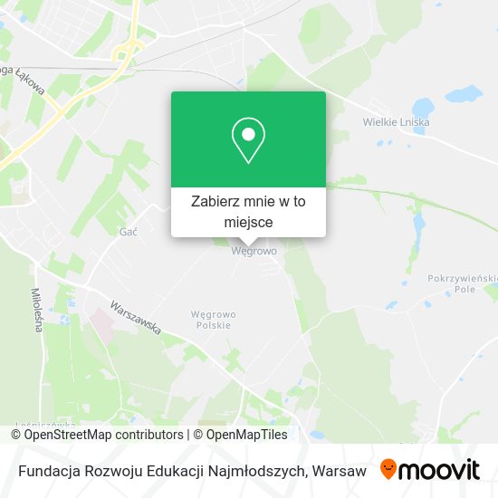 Mapa Fundacja Rozwoju Edukacji Najmłodszych