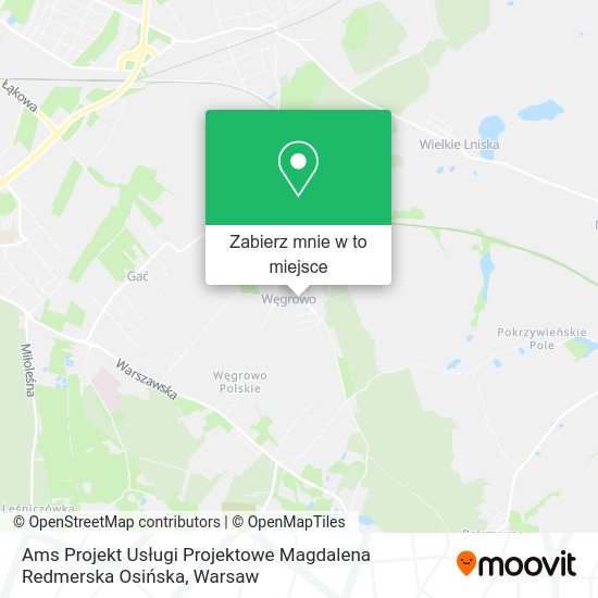 Mapa Ams Projekt Usługi Projektowe Magdalena Redmerska Osińska