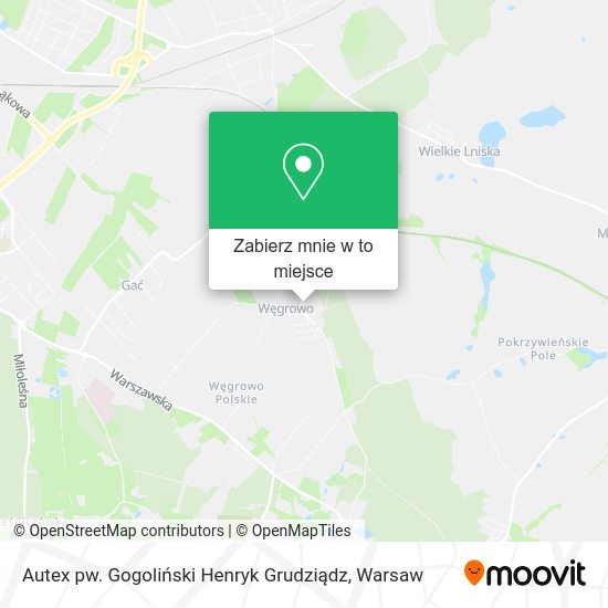 Mapa Autex pw. Gogoliński Henryk Grudziądz