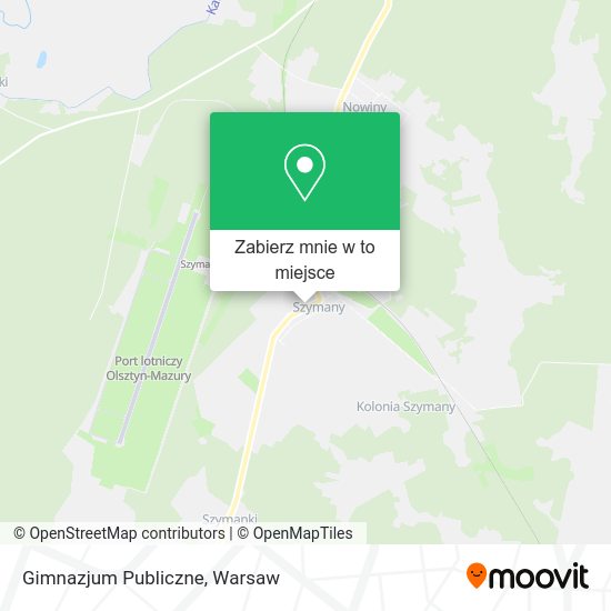 Mapa Gimnazjum Publiczne