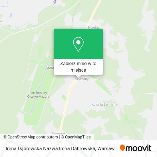 Mapa Irena Dąbrowska Nazwa:Irena Dąbrowska