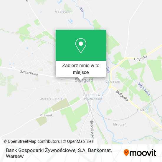 Mapa Bank Gospodarki Żywnościowej S.A. Bankomat