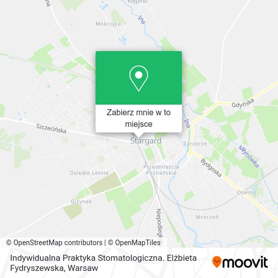 Mapa Indywidualna Praktyka Stomatologiczna. Elżbieta Fydryszewska