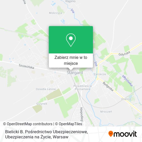 Mapa Bielicki B. Pośrednictwo Ubezpieczeniowe, Ubezpieczenia na Życie