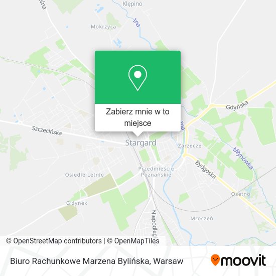 Mapa Biuro Rachunkowe Marzena Bylińska