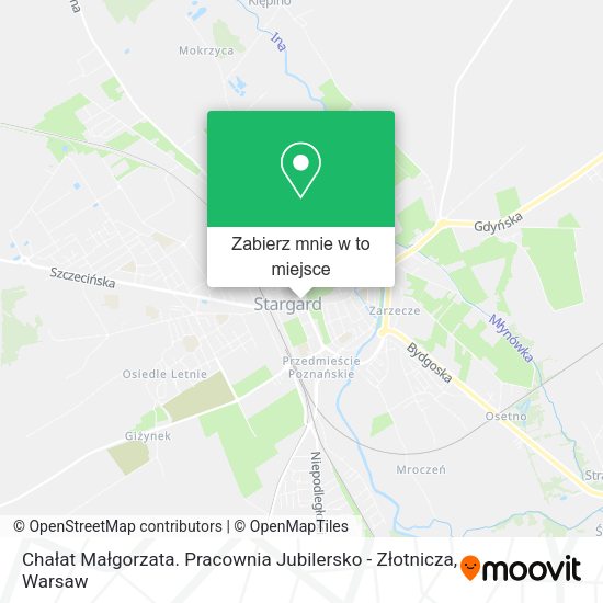 Mapa Chałat Małgorzata. Pracownia Jubilersko - Złotnicza