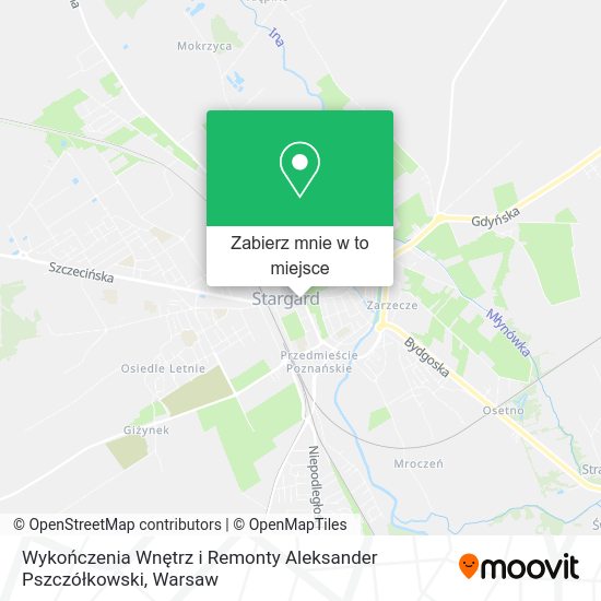 Mapa Wykończenia Wnętrz i Remonty Aleksander Pszczółkowski