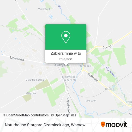 Mapa Naturhouse Stargard Czarnieckiego
