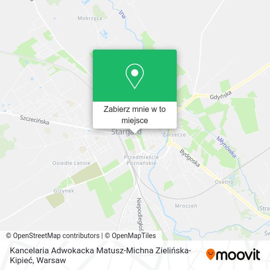 Mapa Kancelaria Adwokacka Matusz-Michna Zielińska-Kipieć