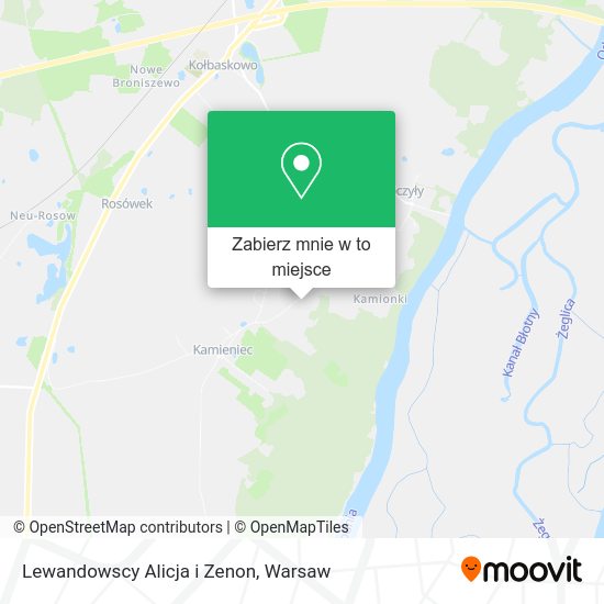 Mapa Lewandowscy Alicja i Zenon