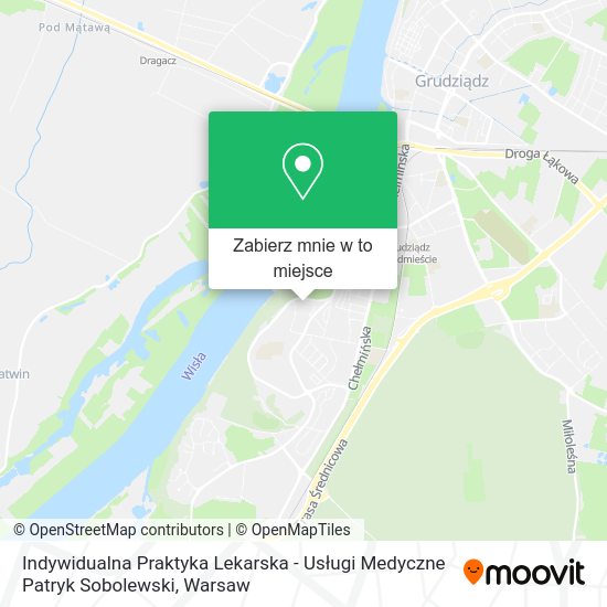 Mapa Indywidualna Praktyka Lekarska - Usługi Medyczne Patryk Sobolewski