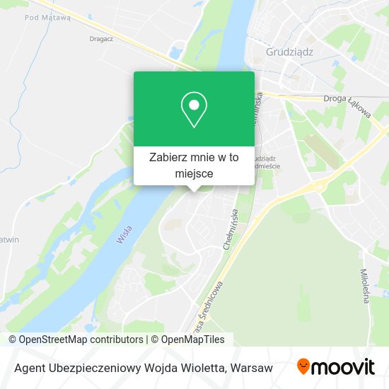 Mapa Agent Ubezpieczeniowy Wojda Wioletta