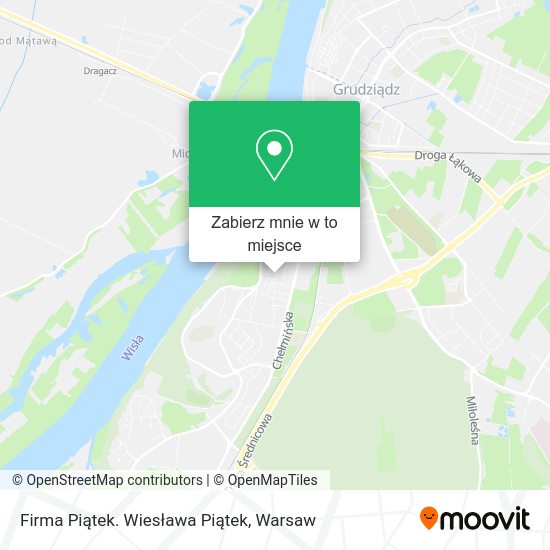 Mapa Firma Piątek. Wiesława Piątek