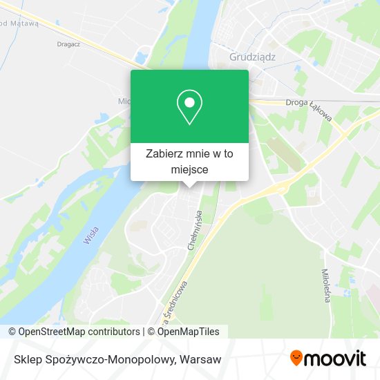 Mapa Sklep Spożywczo-Monopolowy