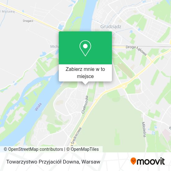 Mapa Towarzystwo Przyjaciół Downa