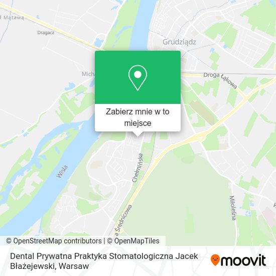 Mapa Dental Prywatna Praktyka Stomatologiczna Jacek Błażejewski