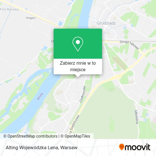 Mapa Alting Wojewódzka Lena