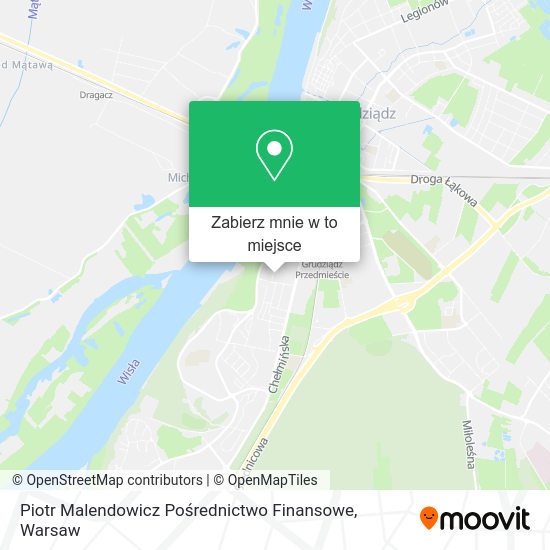 Mapa Piotr Malendowicz Pośrednictwo Finansowe