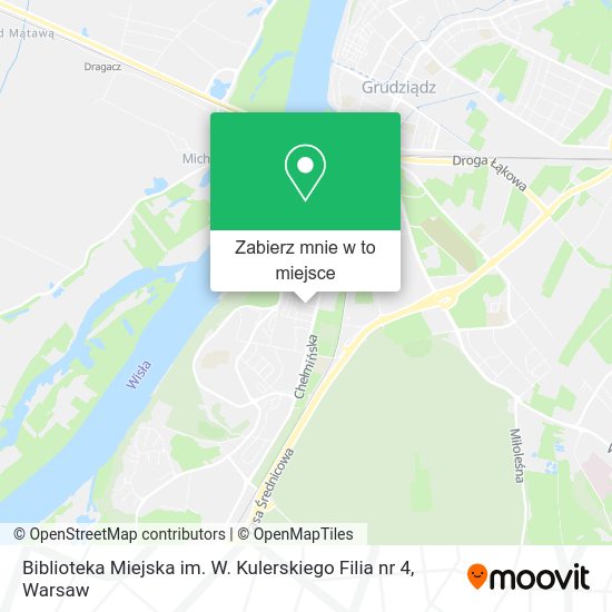 Mapa Biblioteka Miejska im. W. Kulerskiego Filia nr 4