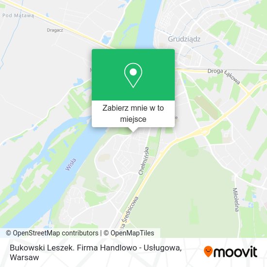 Mapa Bukowski Leszek. Firma Handlowo - Usługowa