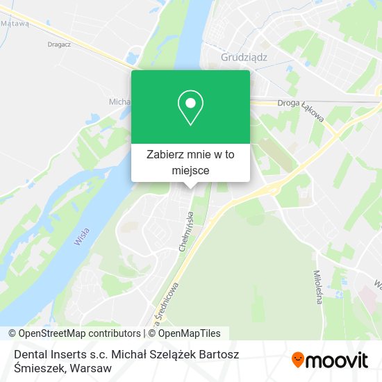 Mapa Dental Inserts s.c. Michał Szelążek Bartosz Śmieszek