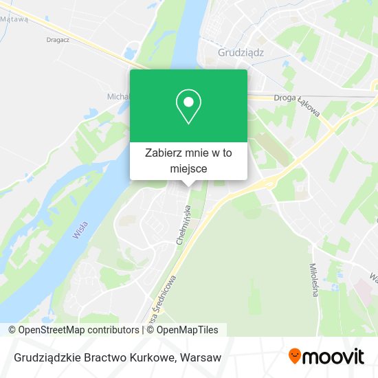 Mapa Grudziądzkie Bractwo Kurkowe