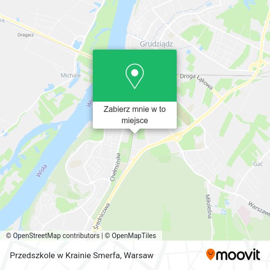 Mapa Przedszkole w Krainie Smerfa