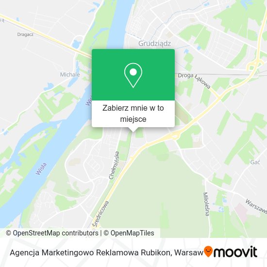 Mapa Agencja Marketingowo Reklamowa Rubikon