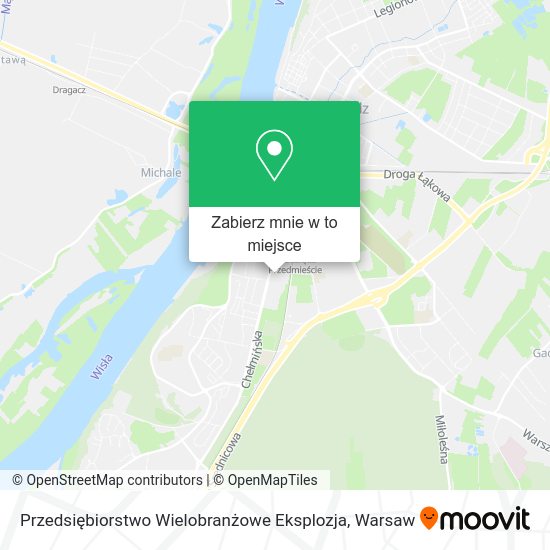 Mapa Przedsiębiorstwo Wielobranżowe Eksplozja