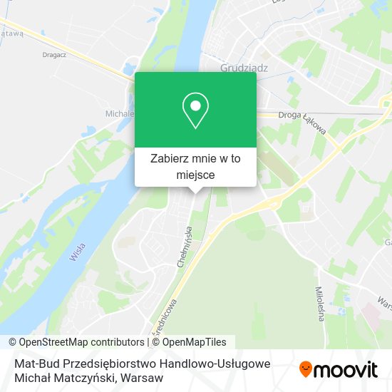 Mapa Mat-Bud Przedsiębiorstwo Handlowo-Usługowe Michał Matczyński