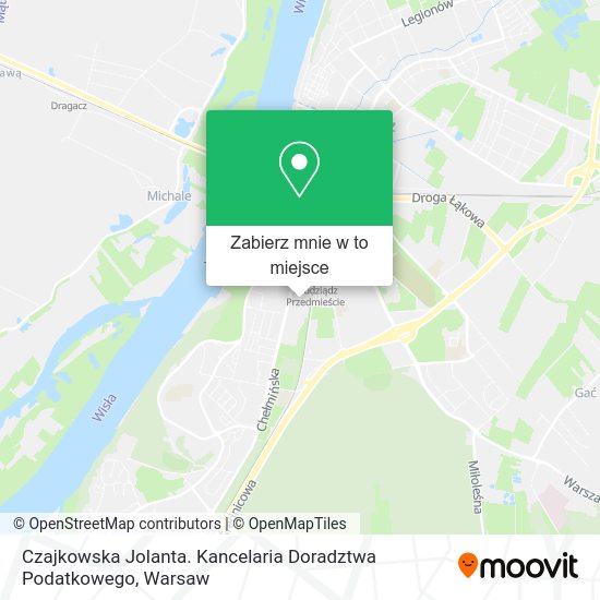 Mapa Czajkowska Jolanta. Kancelaria Doradztwa Podatkowego